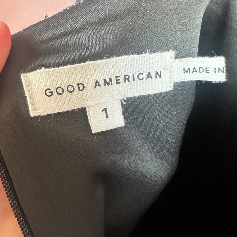 Good American Women's Luxe Suiting Column Jumpsuit size 1 or size Small - Picture 10 of 12